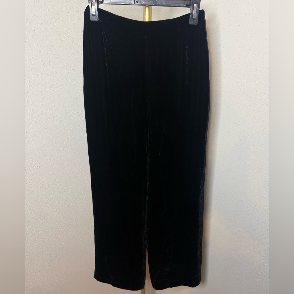 Ann Taylor Black Velvet Dress Pants
